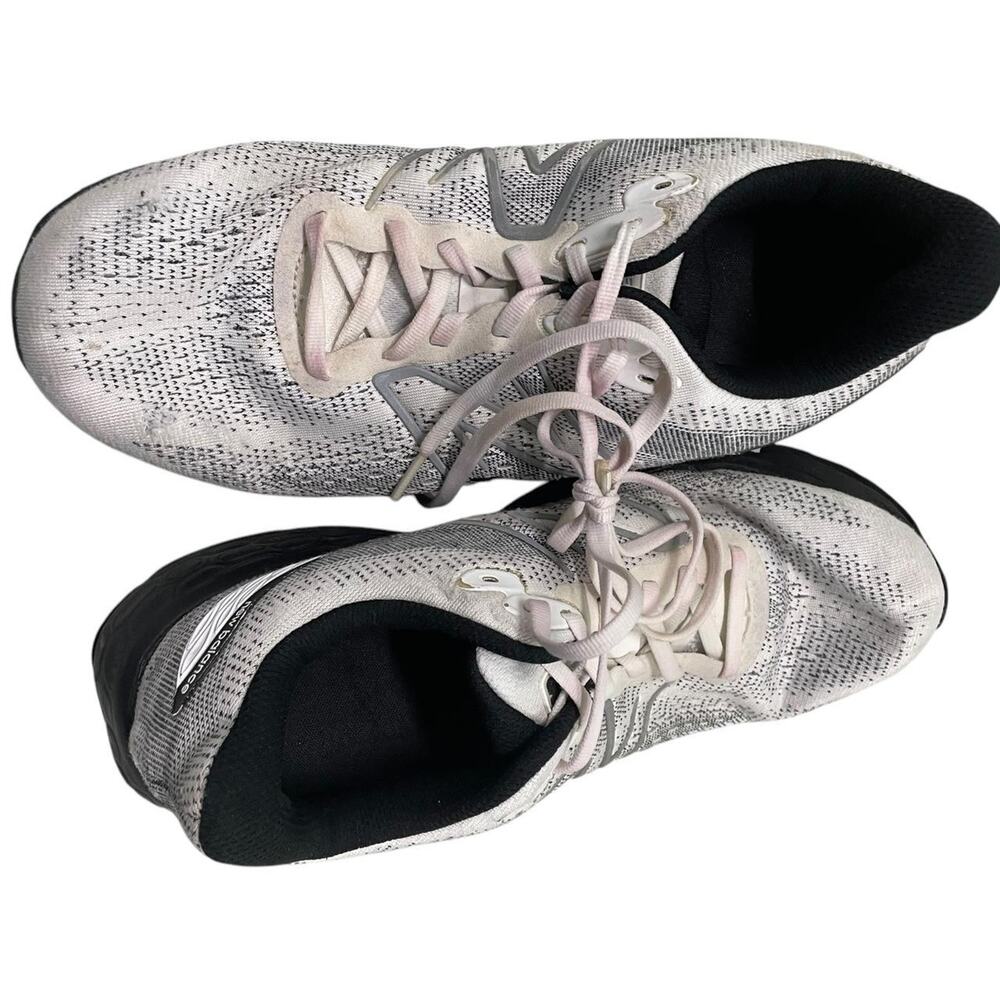 Silver and black trainers sneakers
